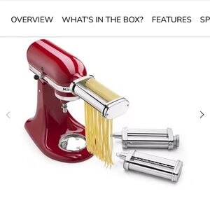 KitchenAid 3-Piece Pasta Attachments